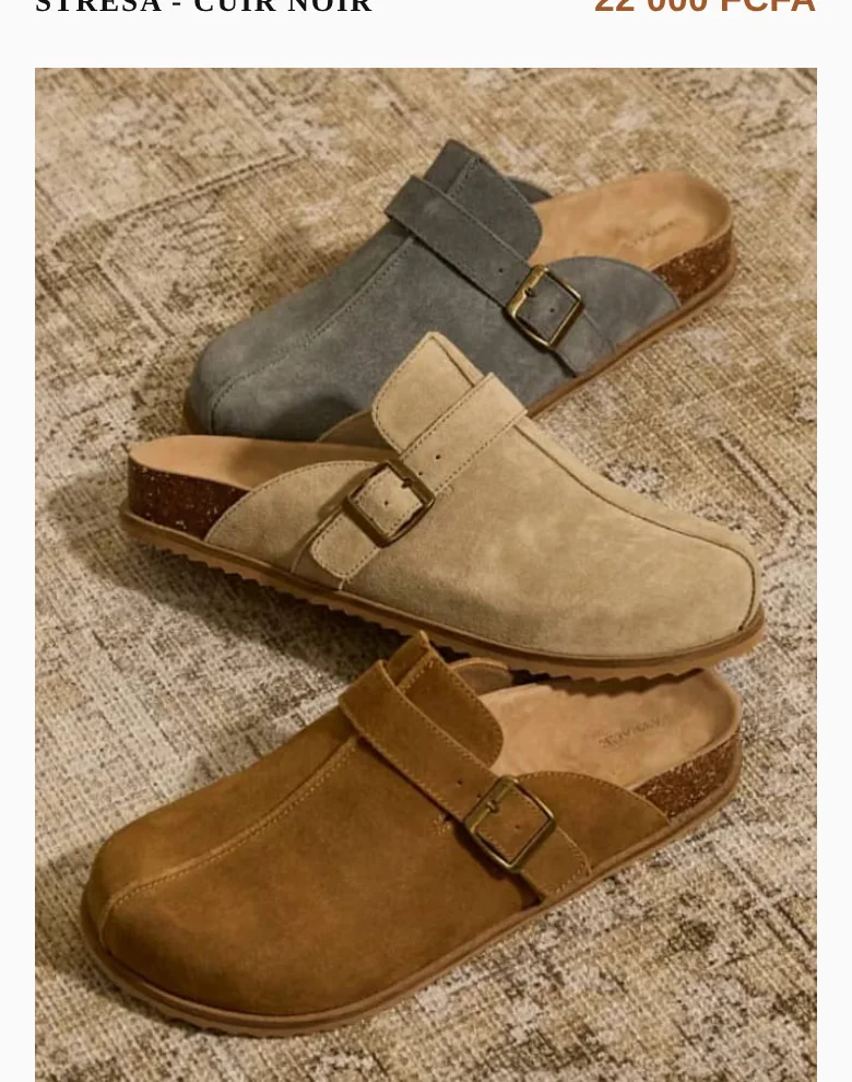 Version mobile d'une fiche produit de la boutique