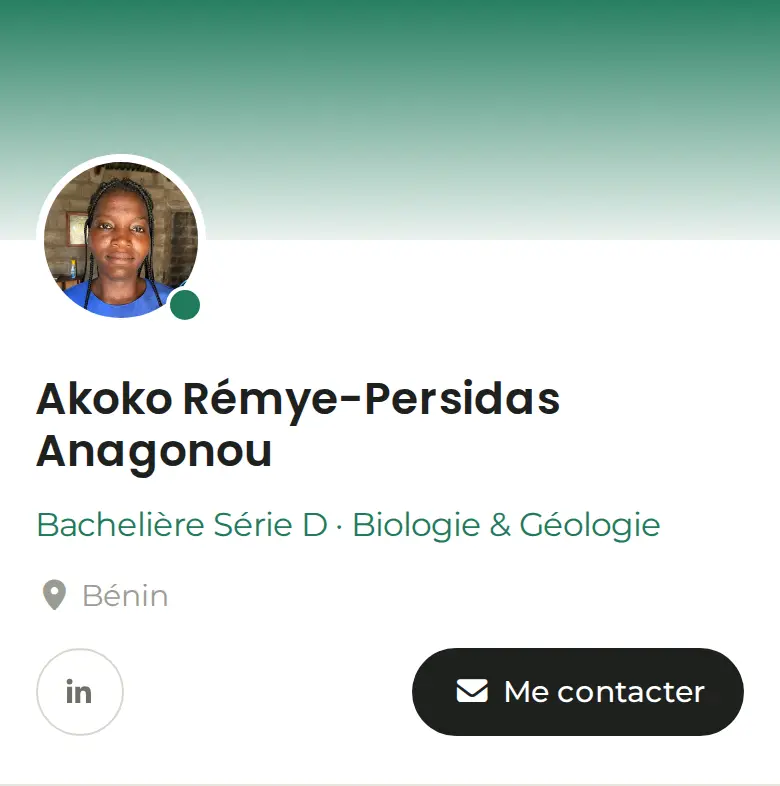 Version mobile de la bannière et de l'identité du profil